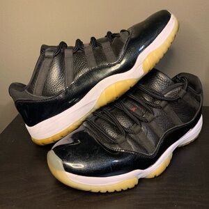 Air Jordan 11 Low 72-10 Size 12 Mens Nike Retro Black White 2022 AV2187-001